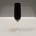 Ver imagem 6 de Jogo 2 Peças Taça de Vidro 195ml Preto 26x7x7cm Vinho Água Espumante Champagne