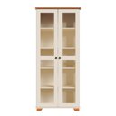 Ver imagem 2 de Cristaleira de Vidro em MDF e Madeira Maciça Ananda CabeCasa MadeiraOriginals Bege/Off-White/Mel