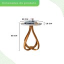 Ver imagem 3 de Mesa de Apoio Lateral 100% MDF 60cm x 60cm x 60cm Rubi Branco