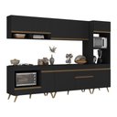 Ver imagem 2 de Cozinha Modulada Completa Compacta 5 Pçs com Balcão para Cooktop Veneza Multimóveis MP2268