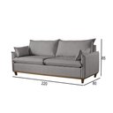 Ver imagem 3 de Sofá 4 Lugares Living Linho M-168 Martins Cinza
