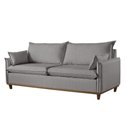 Ver imagem 1 de Sofá 4 Lugares Living Linho M-168 Martins Cinza