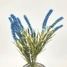 Lavanda Azul 5 Galhos 33cm Buquê Flor Planta Artificial - 4