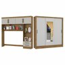Guarda-roupa Casal Modulado 4 Portas Santiago com Espelho 3 Portas 5 Gavetas - 3