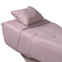 Ver imagem 3 de Maca Estofada para Clínica de Estética Facial com Capitonê Andressa Rosê Veludo - Star Confort Maca 