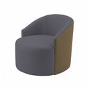 Ver imagem 2 de Poltrona Design Clean Confortavel para Ambientes Modernos Cinza Leticia