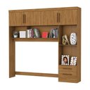 Ver imagem 2 de Guarda-Roupa Casal Modulado 4 Portas com Cama Santiago 3 Portas 5 Gavetas Marrom/Cinamomo