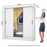 Guarda-roupa Casal Modulado 4 Portas Santiago 3 Portas Plus 5 Gavetas com Espelho - 6