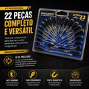 Ver imagem 4 de Kit Chaves 22 Pecas Torx Fenda Philips Cabo Anatomico Eletricista Reparos Multiuso