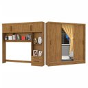 Ver imagem 3 de Guarda-Roupa Casal Modulado 4 Portas Santiago 3 Portas Plus 5 Gavetas com Espelho Marrom/Cinamomo