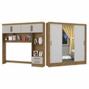 Ver imagem 3 de Guarda-roupa Casal Modulado 4 Portas Santiago 3 Portas Plus 5 Gavetas com Espelho