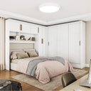 Ver imagem 1 de Guarda-Roupa Casal Modulado 5 Portas Santiago 3 Portas 5 Gavetas Branco