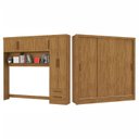Ver imagem 2 de Guarda-Roupa Casal Modulado 5 Portas Santiago 3 Portas 5 Gavetas Marrom/Cinamomo
