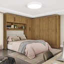 Ver imagem 1 de Guarda-Roupa Casal Modulado 5 Portas Santiago 3 Portas 5 Gavetas Marrom/Cinamomo