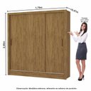 Ver imagem 6 de Guarda-roupa Casal Modulado 5 Portas Santiago 3 Portas 5 Gavetas