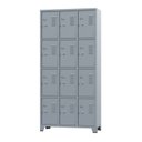 Ver imagem 1 de Armário Locker para Vestiário 12 Portas Pequenas Cinza