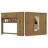 Guarda-roupa Casal Modulado 5 Portas Santiago 3 Portas com Espelho 5 Gavetas - 2