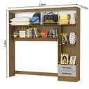 Ver imagem 3 de Guarda-roupa Casal Modulado 5 Portas Santiago 3 Portas com Espelho 5 Gavetas