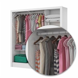 Guarda-roupa Casal Modulado 5 Portas com Cama Santiago 3 Portas 5 Gavetas - 9