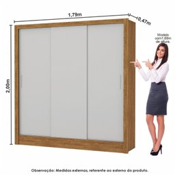 Guarda-roupa Casal Modulado 5 Portas com Cama Santiago 3 Portas 5 Gavetas - 7