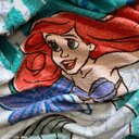 Ver imagem 2 de Toalha de Banho Infantil Ariel Pequena Sereia Lepper Felpuda de Algodão Disney Princesa Piscina