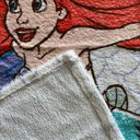 Ver imagem 3 de Toalha de Banho Infantil Ariel Pequena Sereia Lepper Felpuda de Algodão Disney Princesa Piscina