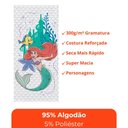 Ver imagem 7 de Toalha de Banho Infantil Ariel Pequena Sereia Lepper Felpuda de Algodão Disney Princesa Piscina