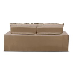Sofá Retrátil e Reclinável 2 Lugares com Molas 1,50m Aline Suede Cappuccino Rover & Beato - 8