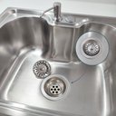 Ver imagem 2 de Kit Dispenser Dosador Detergente 500ml de Embutir E Valvula Americana 3 1/2 Ralo Para Pia Cozinha