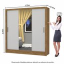 Ver imagem 6 de Guarda-roupa Casal Modulado 5 Portas Santiago 3 Portas Plus 5 Gavetas com Espelho