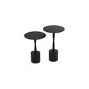 Ver imagem 2 de Conjunto Mesa Lateral de Canto Parma 100% MDF 65cm x 40cm x 40 cm Preto
