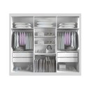 Ver imagem 3 de Guarda-roupa 3 Portas Portas Ripadas Milano MDF