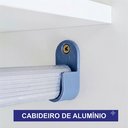Ver imagem 6 de Guarda-Roupa 3 Portas Portas Ripadas Milano MDF Branco