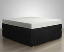 Ver mais imagens de Saia para Cama Box Casal King Preto Elástico Duplo