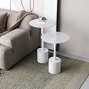 Ver imagem 1 de Conjunto Mesa Lateral de Canto Parma 65cm X 40cm X 40cm