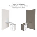 Ver imagem 6 de Escrivaninha para Escritório e Home Office com 4 Gavetas