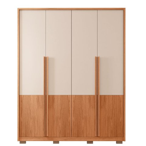 Roupeiro Francis 4PTS 1.8 100% MDF Caemmun
