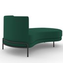 Ver imagem 7 de Sofá Chaise Longue Sala de Estar Living Lucca Direito D02 Veludo Verde C-303 - Lyam Decor