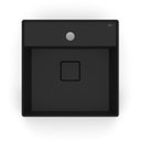 Ver imagem 4 de Cuba de Semi Encaixe 40x40cm com Mesa T10 Roca Preto/Matte Black