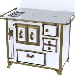 Fogao a Lenha N 2 Renaissance Chapa de Aluminio Branco Cald Se - 6