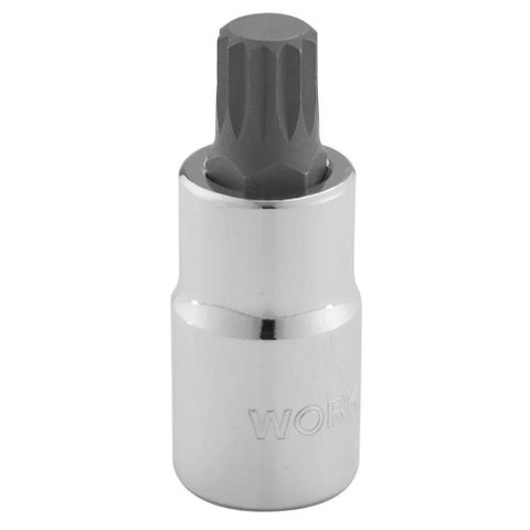 Chave Soquete Multidentada 401137 Encaixe 1-2 pol m-14 Worker