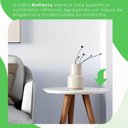 Ver imagem 5 de Mesa de Apoio Lateral 100% MDF 45cm x 45cm x 50cm Esmeralda Branco