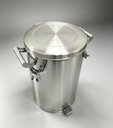 Ver imagem 2 de Lixeira com Pedal e Alça Aço Inoxidável 50 Litros