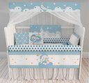 Ver imagem 1 de Kit Berço Enxoval de Bebê Ursinho Azul