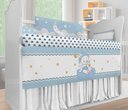 Ver imagem 3 de Kit Berço Enxoval de Bebê Ursinho Azul