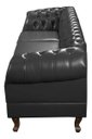 Ver imagem 4 de Namoradeira Duque Chest 3 Lug Courano Preto