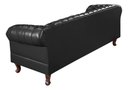 Ver imagem 3 de Namoradeira Duque Chest 3 Lug Courano Preto