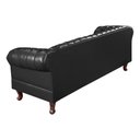 Ver imagem 3 de Namoradeira Duque Chest 3 Lug Courano Preto