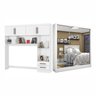 Guarda-roupa Casal Modulado 4 Portas Santiago 3 Portas Premium 5 Gaveta com Espelho - 3