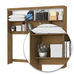 Guarda-roupa Casal Modulado 4 Portas Santiago 3 Portas Premium 5 Gaveta com Espelho - 7